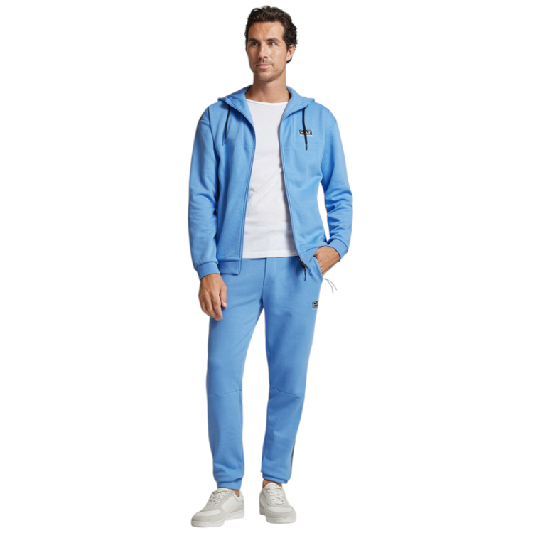 Hanorac pt bărbați EA7 EMPORIO ARMANI JERSEYWEAR L Albastru deschis photo 2